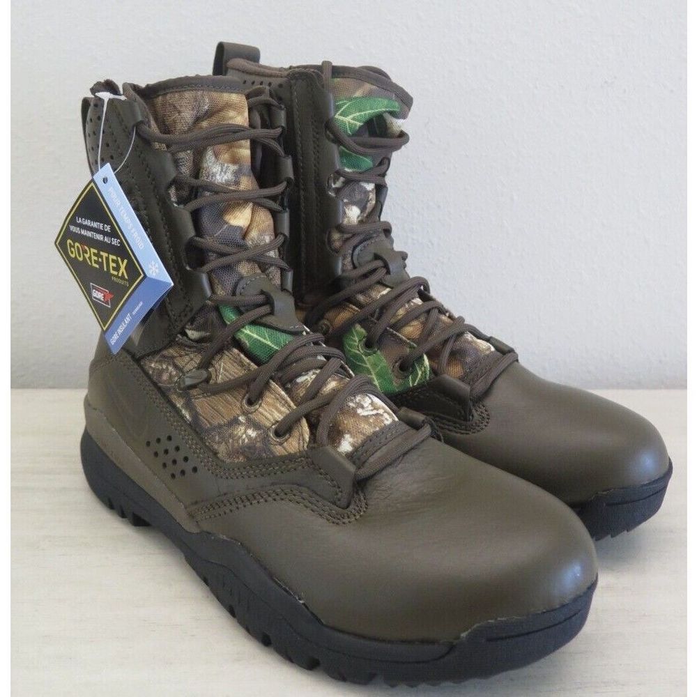 Nike AQ1203 200 Men's Sz 10 Camo SFB Field 2 8" GTX Tactical Military Boots $200